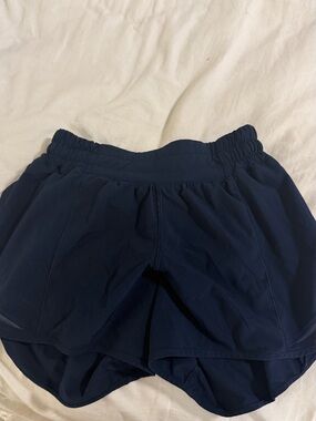 lululemon athletica Navy Athletic Running Shorts
